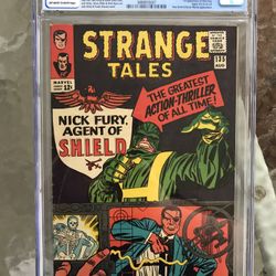 Strange Tales #135 (1965) CGC 7.0 — O/w to White; 1st Nick Fury of S. H. I. E. L. D: