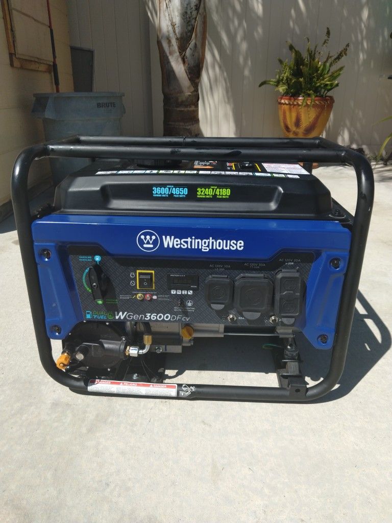 Generator Westinghouse 4650 Watts Dual Fuel 