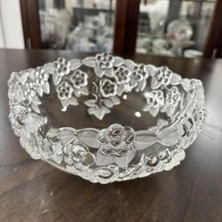 Mikasa Lavender Fields Frosted Glass Bowl