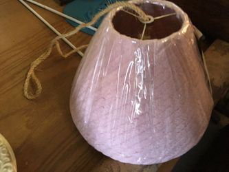 Beautifully soft pink lampshade