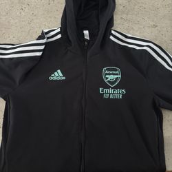 Adidas arsenal waterproof track hoodie 