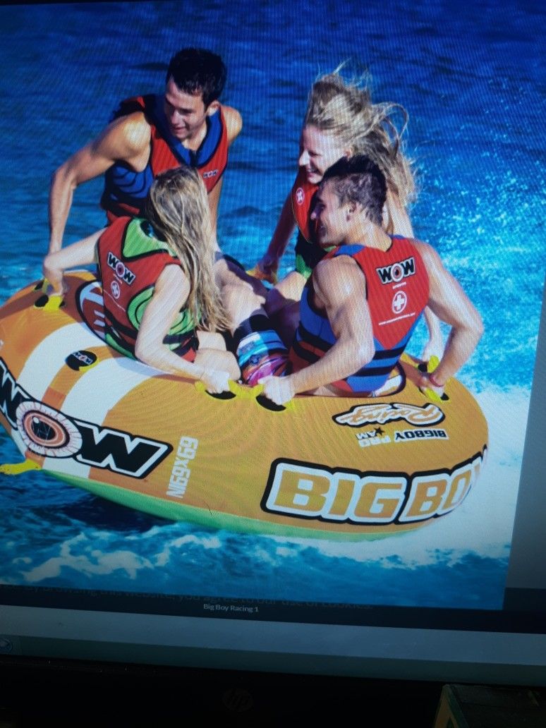 Wow World Of Watersports Big Boy 1 2 3 Or 4 Person Inflatable Racing Towable