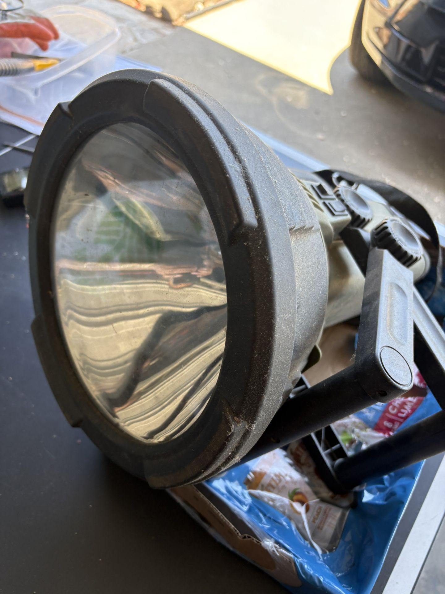 Huge Flashlight Needs Battery