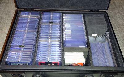 Sports cards collection.