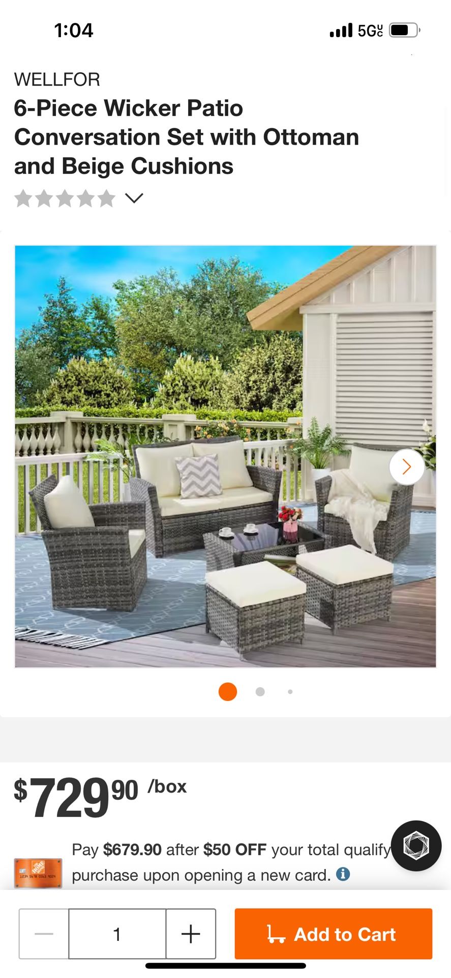 Piece Wicker Patio Furniture Set