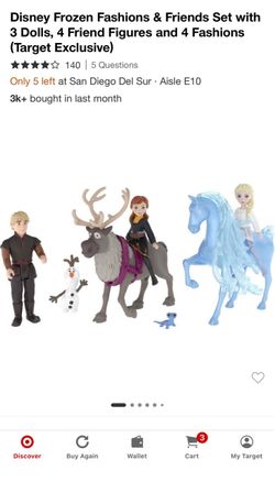 Disney Frozen Fashions & Friends Set bran now