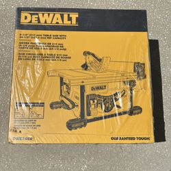 BRAND NEW SEALED DEWALT 8.25" 20-Volt Corded Carbide-Tipped Blade Portable Jobsite Table Saw DWE7485