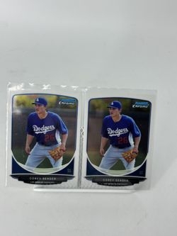 2013 Bowman Chrome Prospects Corey Seager Los Angeles Dodgers Lot Of 2 #BCP125