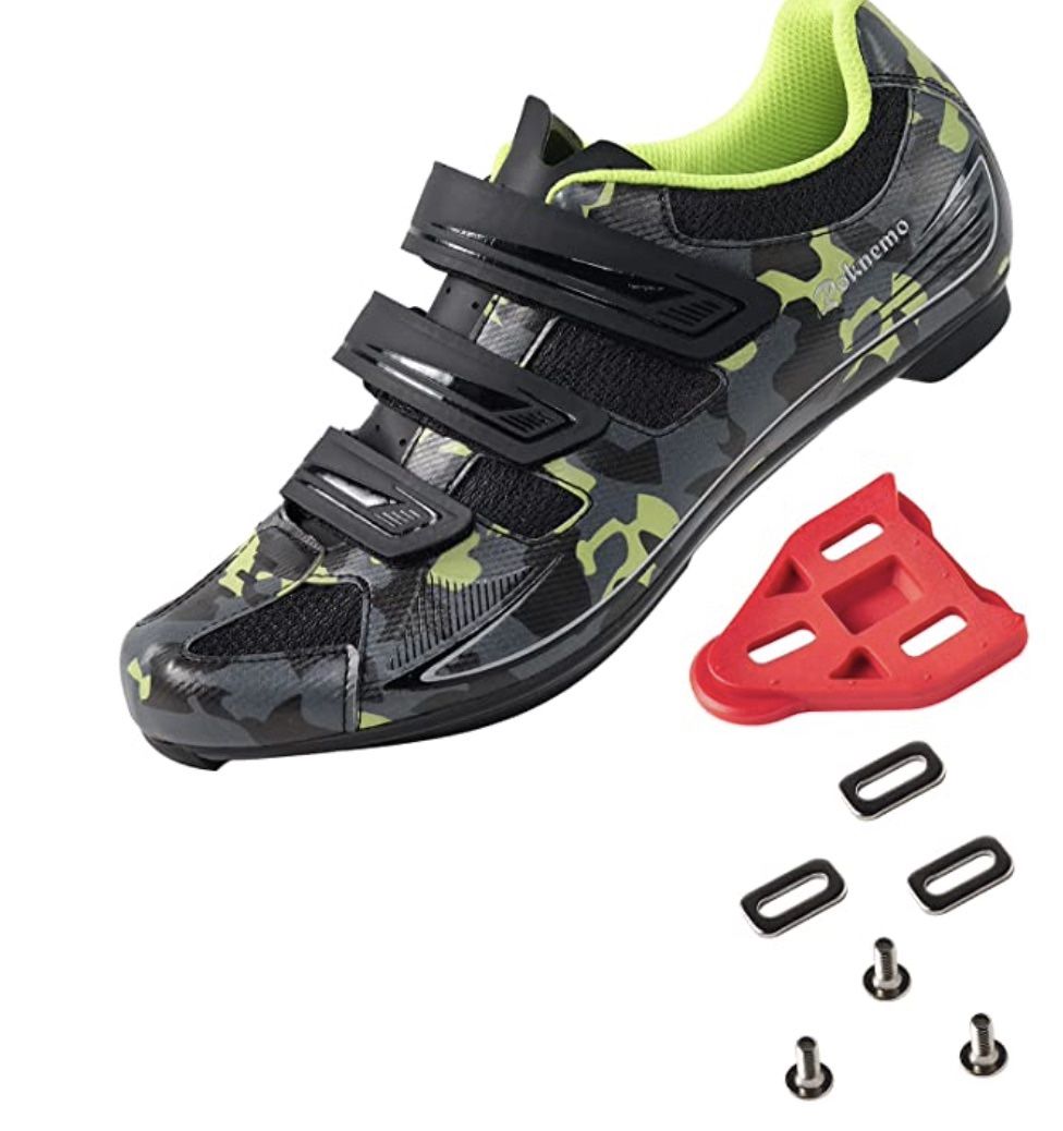 Bicycle Men's Women's Road Cycling Riding Shoes with Look Delta