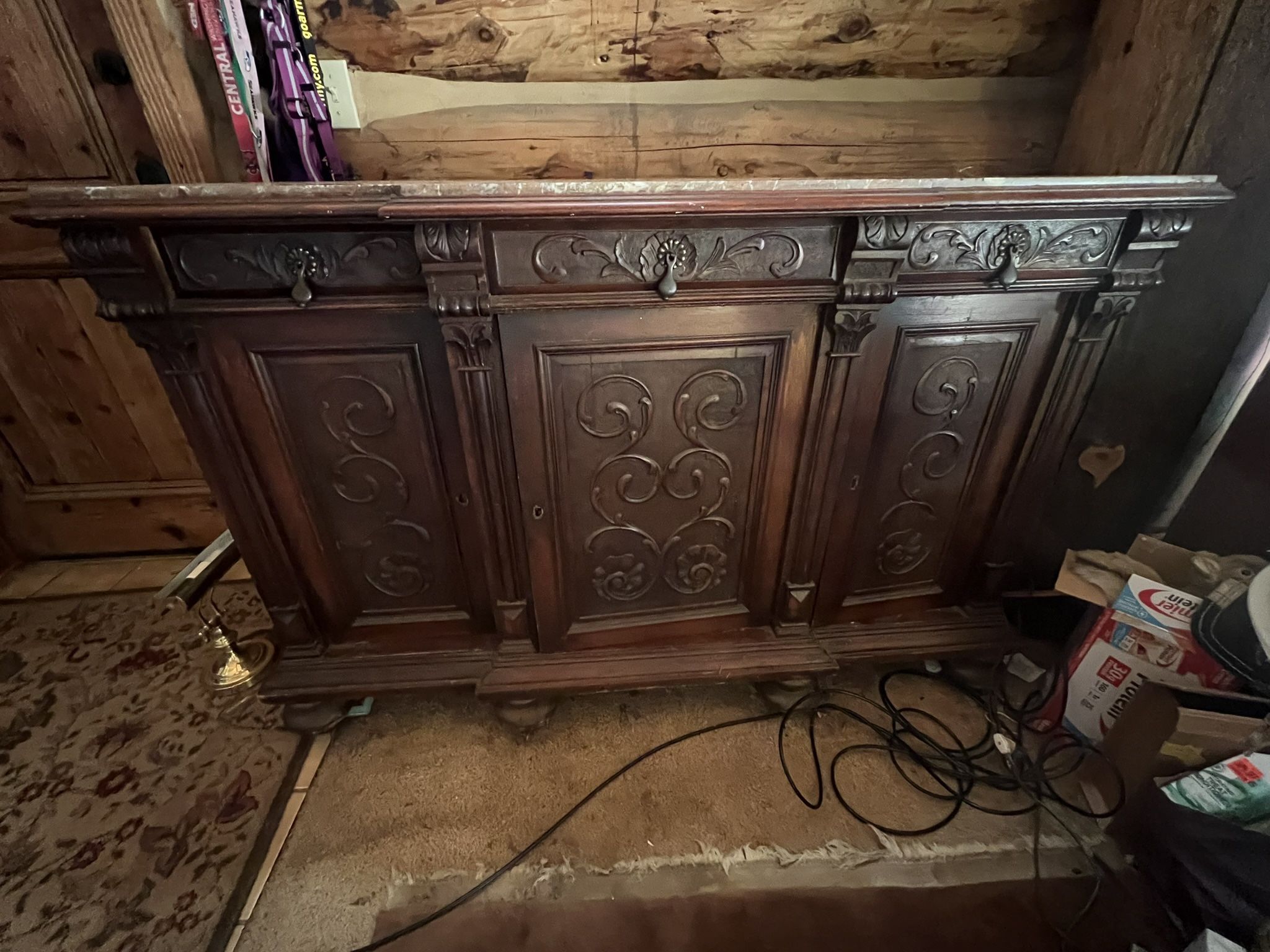 Vintage Renaissance Side Board