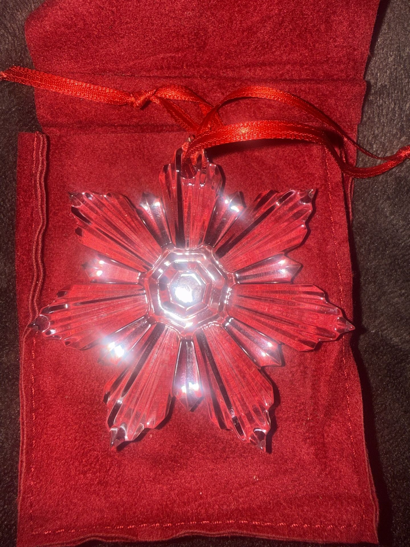 Baccarat Noël Annual Ornament Palmette 2025