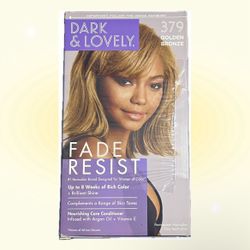 Dark & Lovely Fade Resist Hair Color – 379 Golden Bronze – NEW 