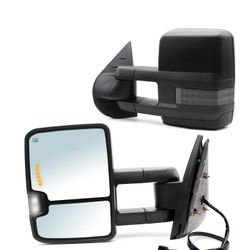 Chevy Towing Mirrors 2008 To 13 NEW
