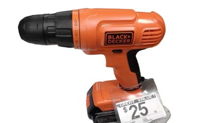 Black & Decker Ld120 Orange Cordless Standard Drill