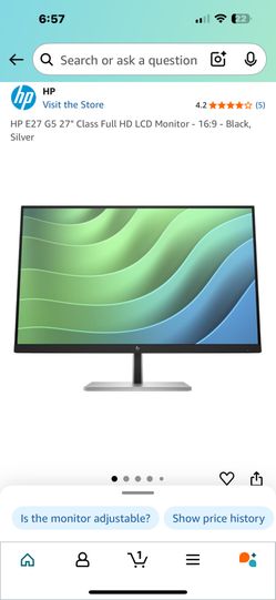HP E27 G5 Monitor