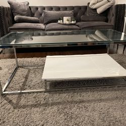 Set Of 3 Glass Tables