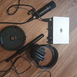 Volt Interface, Volt Studio Headphones, Volt Mic And Stand