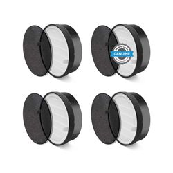 LEVOIT LV-H132 Air Purifier Replacement Filter, 3-in-1 Nylon Pre-Filter, High-Efficiency Activated Carbon Filter, LV-H132-RF, 4 Pack
