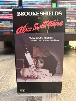 Alice, Sweet Alice VHS Brooke Shields Horror movie
