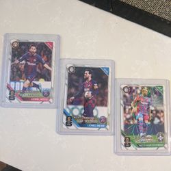 2 Messi Cards 1 Dani alves