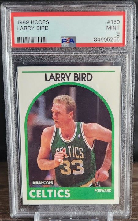 Larry Bird 1989 Hoops #150 - PSA 9