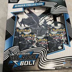 2025  POKEMON BLACK BOLT BINDER COLLECTION 
