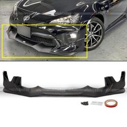 For 17-20 Toyota 86 Urethane TD Style PU Front Bumper Chin Lip Spoiler Body Kit