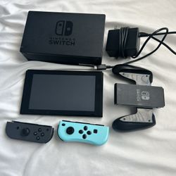 Full Nintendo Switch With Dock And Accessories