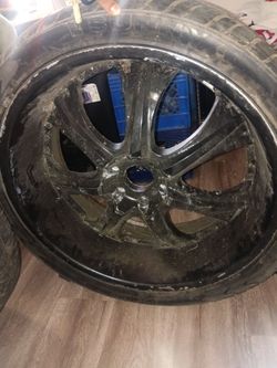 24in 6 lugs Chevy Cadillac rims wheels