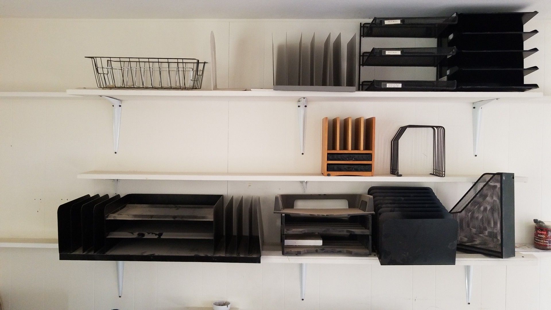 Office metal file holders