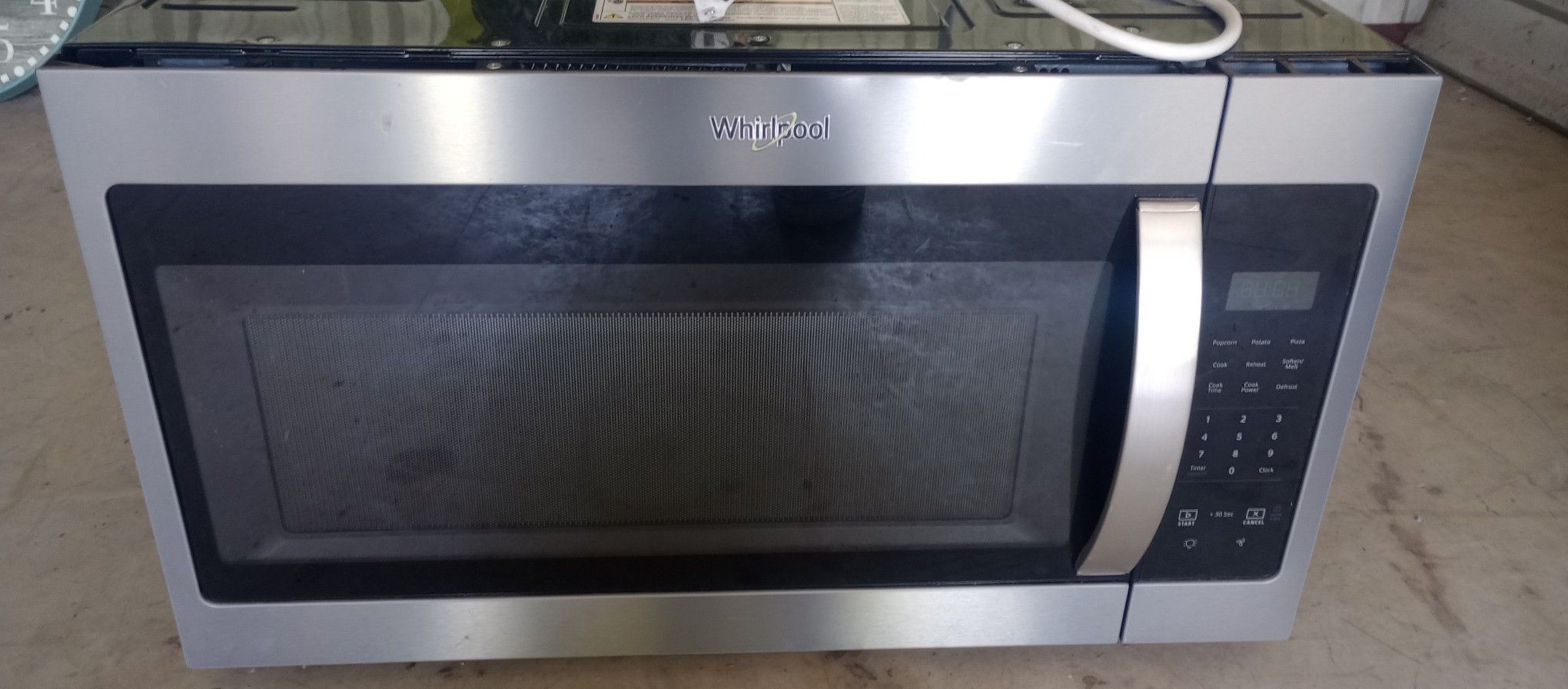 Whirlpool Over Range Microwave 