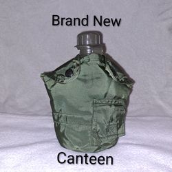 New U.S. Military Hard Plastic 1 Quart Canteen
