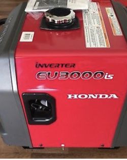 Brand new Honda eu3000i