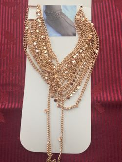 Gold foot jewelry