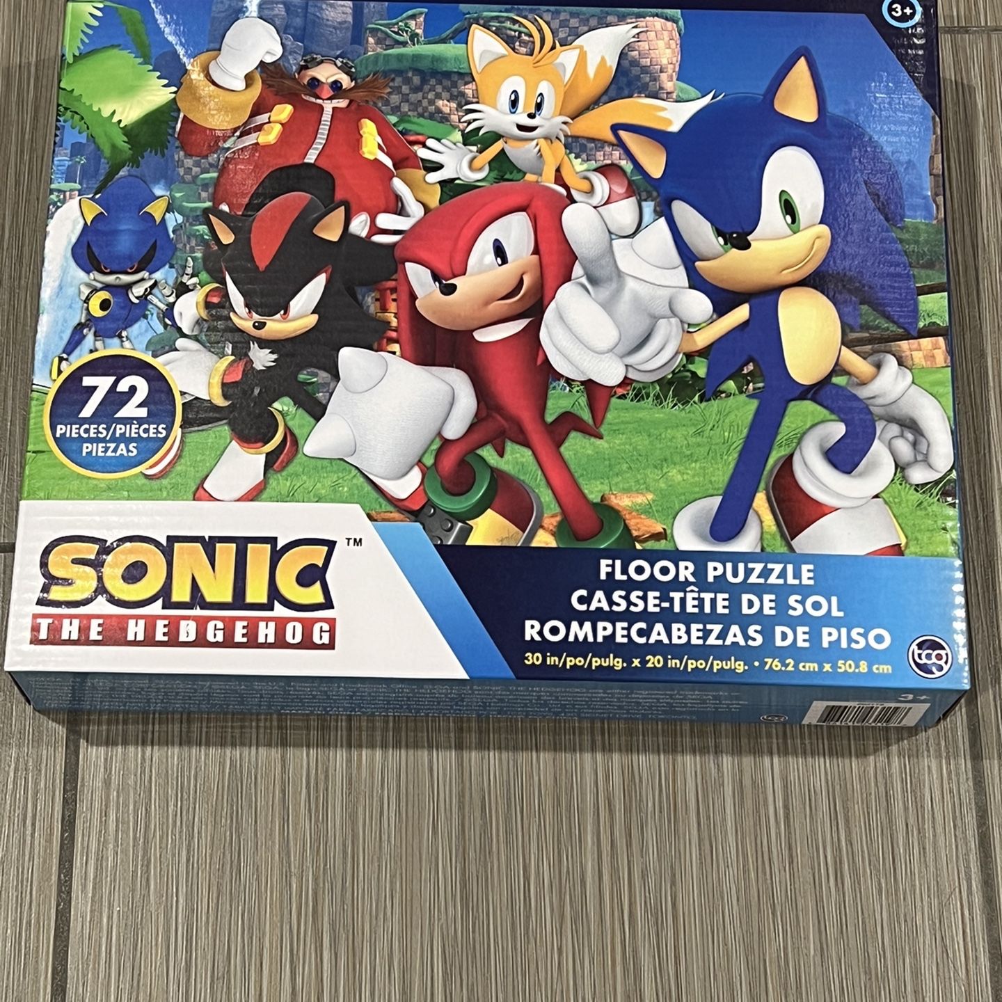 Sonic The Hedgehog™ Floor Jigsaw Puzzle 72 Pieces NEW