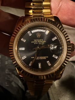18K Gold Watch Case with Bracelet