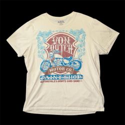 Von Dutch Red Motor Co. Short Sleeve Tee Size XL