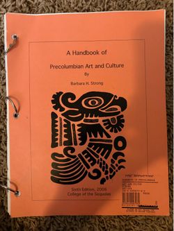 A handbook of Precolumbian Art & Culture by Barbara H. Strong (Loose Leaf) book