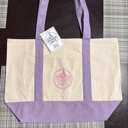 Pastel Purple Tote Bag Trader Joe’s