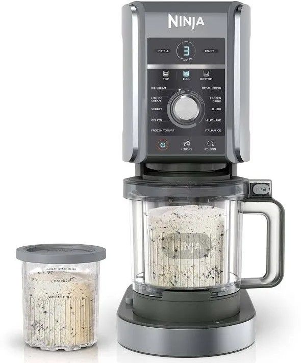 Ninja CREAMi Deluxe Ice Cream & Frozen Treat Maker