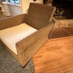 Pottery Barn Wicker chair for sale!!!