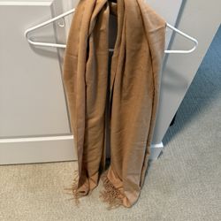 Beige color Large scarf -never used