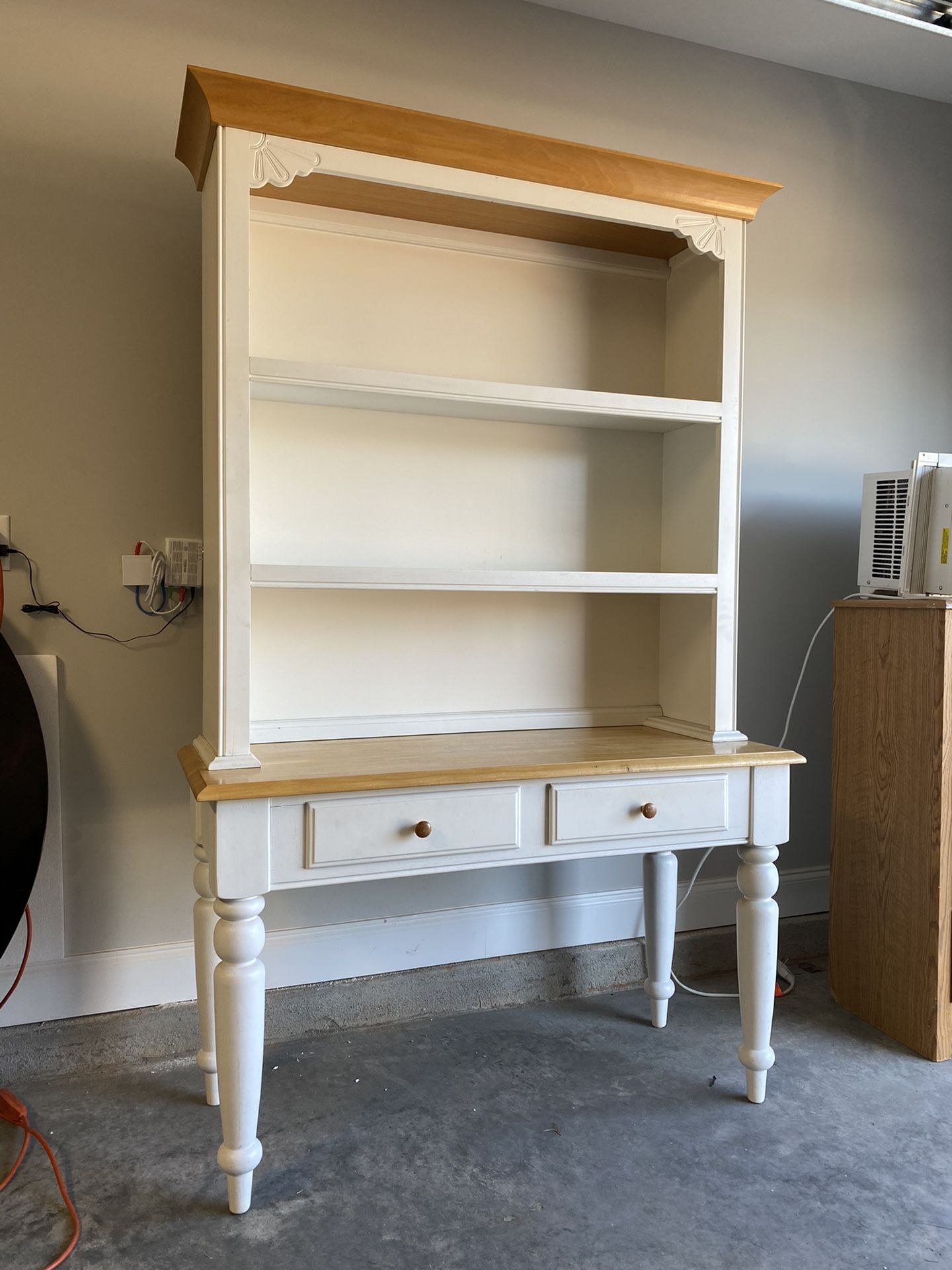 Kitchen table and hutch