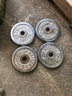 4-5lbs standard weights cast iron