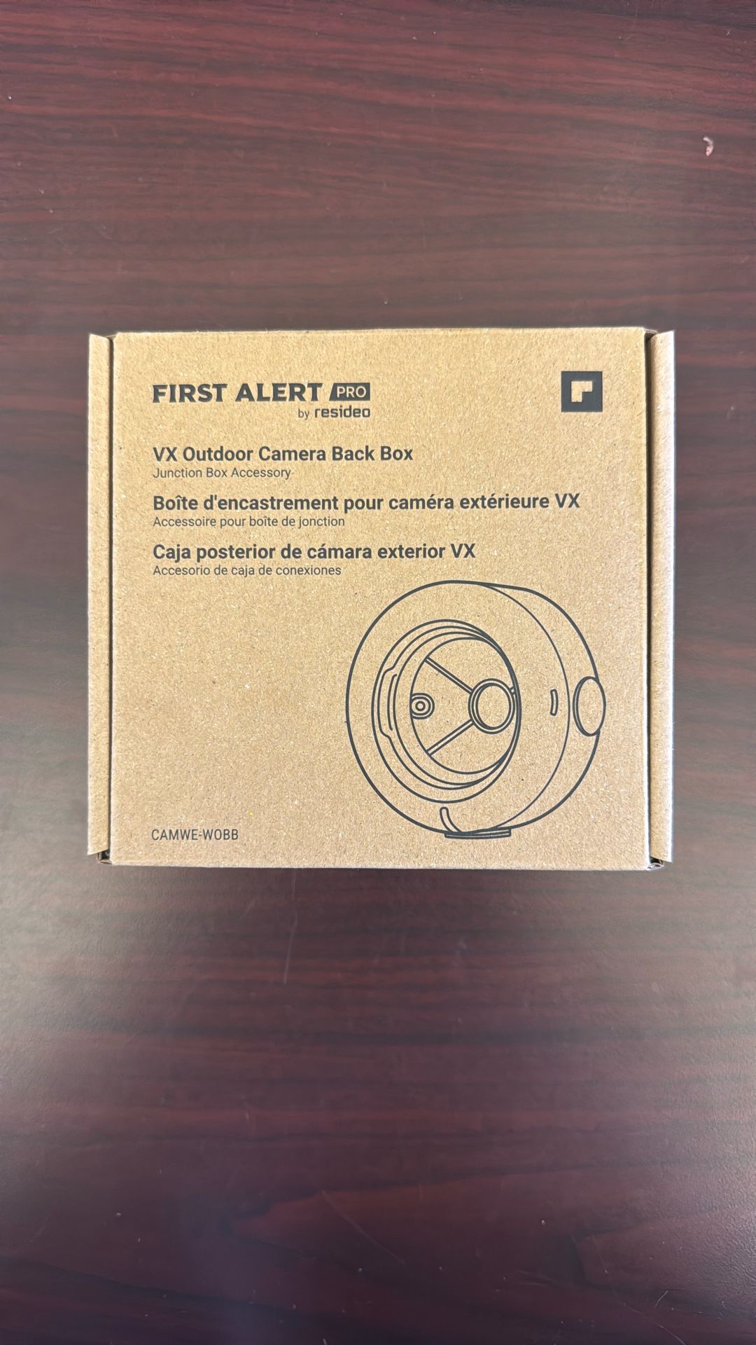 First Alert Pro Back Box for Outdoor Camera