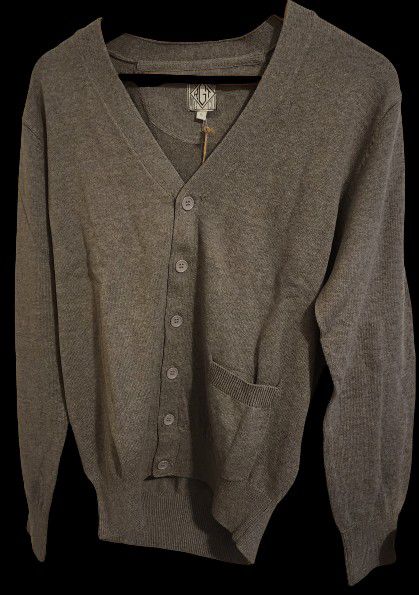 RGT By Rogue Territory Gray Men's Cardigan - Size Large