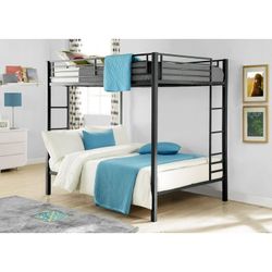 *Brand New* DHP Sidney Full over Full Metal Bunk Bed, Black