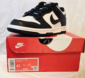Nike Dunk Low GS Panda Black White Size 4.5Y Women 6 CW1590-100 w/ Box