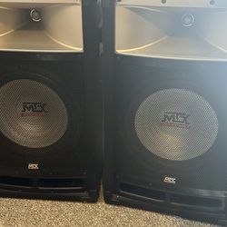 MTX audio speakers 