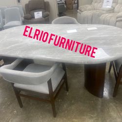 Furniture table with four chairs